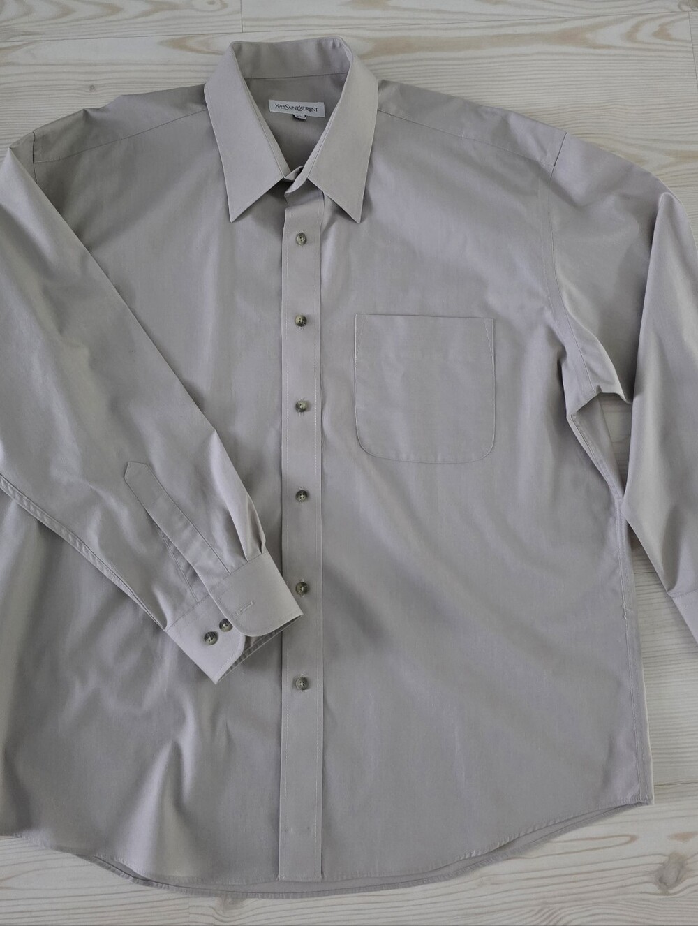 Yves Saint Laurent Light Gray Men’s Dress Shirt 17 32-33